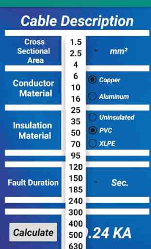 Short Circuit Current of Cables (IEC 949) 2