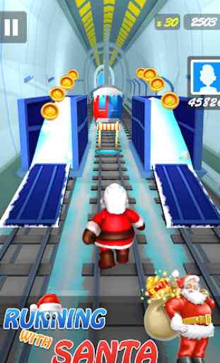 Subway Santa Surf Runner: Santa Run Game Adventure 2
