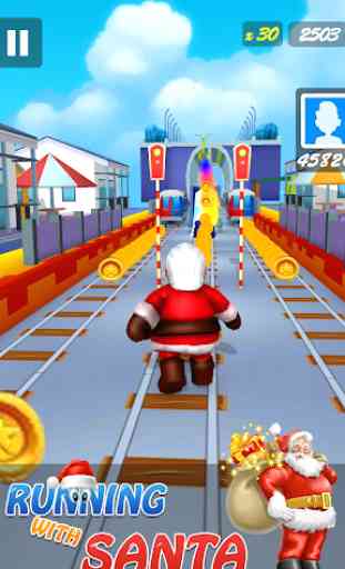 Subway Santa Surf Runner: Santa Run Game Adventure 4
