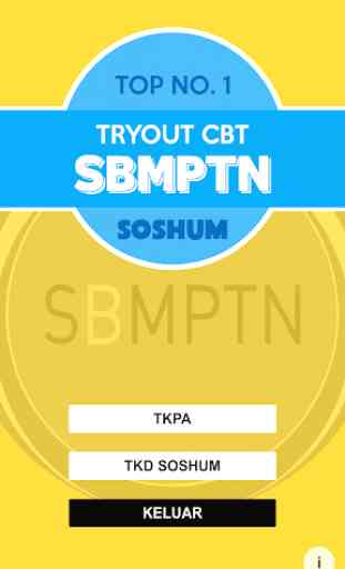 TOP NO. 1 TRYOUT CBT SBMPTN SOSHUM 1