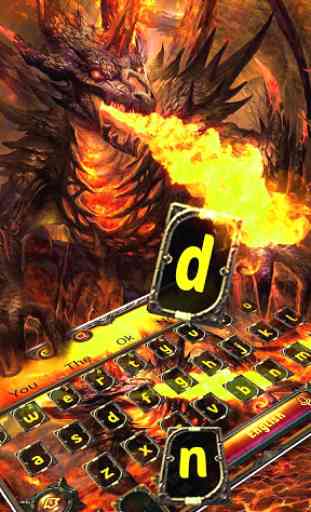 War of Fire Dragon Keyboard 1