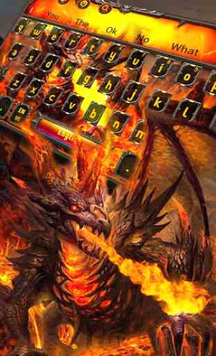 War of Fire Dragon Keyboard 2