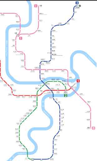 Chongqing Metro Map 2