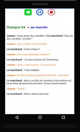 dialogues en français audio avec texte 3