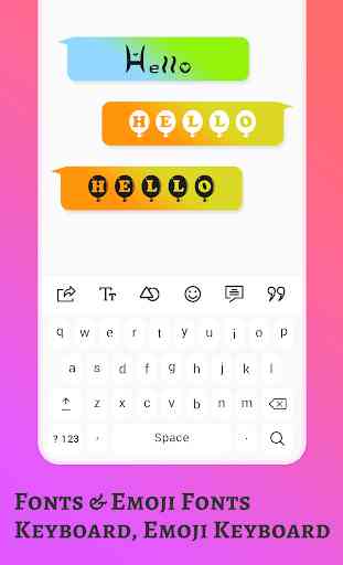Fonts & Emoji - Fonts Keyboard, Emoji Keyboard 3