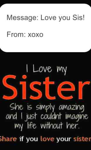 Love You Sister Wishes 3