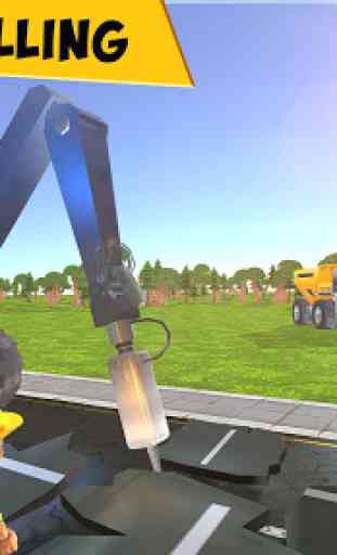 Mega escavatore Heavy Road Construction Machines 2
