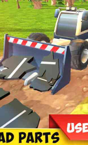 Mega escavatore Heavy Road Construction Machines 4
