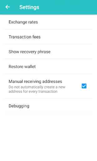 MFCoin wallet 4