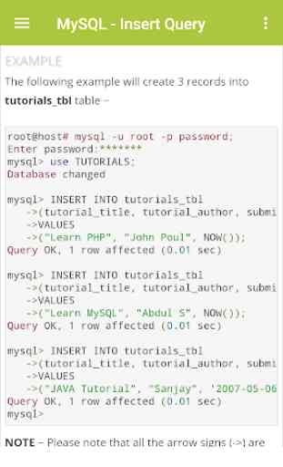 MySQL Tutorial 2