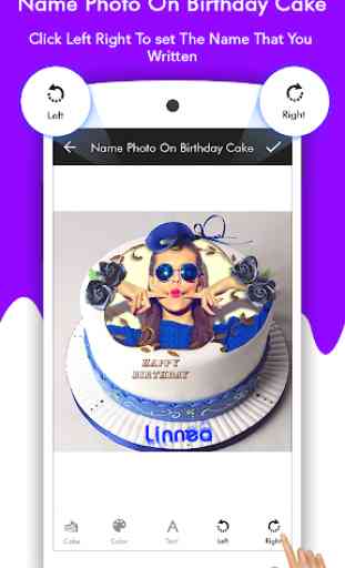 Name Photo On Birthday Cake 4