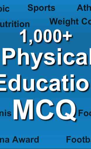 Physical education MCQ 1