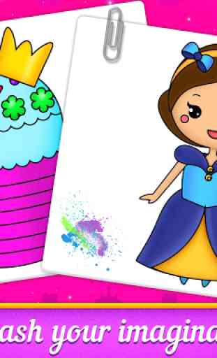 Princess Coloring Book & Drawing Book For Kids 1