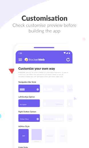 RocketWeb - Configurable Android Web View Template 4