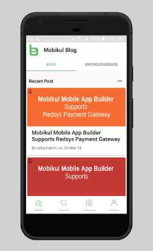 Wordpress Mobile Application Builder for Blogging 1
