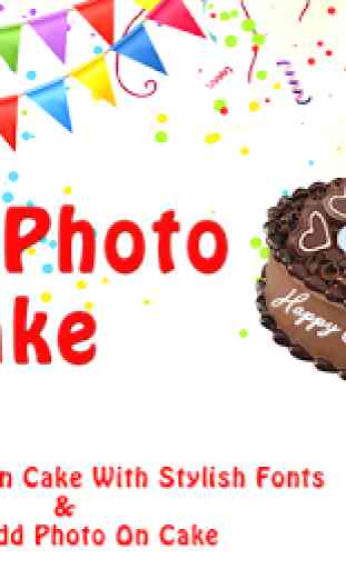 Birthday Cake With Name and Photo - Photo On Cake 1