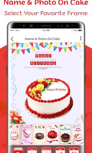 Birthday Cake With Name and Photo - Photo On Cake 2