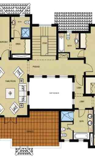 House Floor Plan Map Design 1
