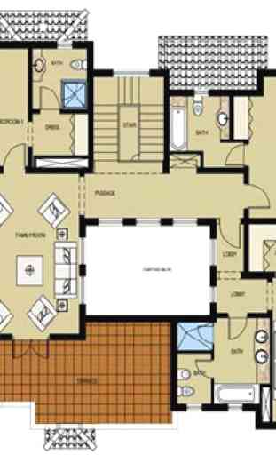 House Floor Plan Map Design 4