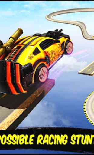 Impossible GT Racing Car Stunt - Ramp Car Stunts 4