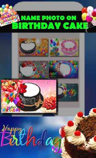 Name Photo on Birthday Cake – Happy Birthday App 2