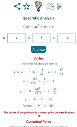 Quadratic Analysis 3
