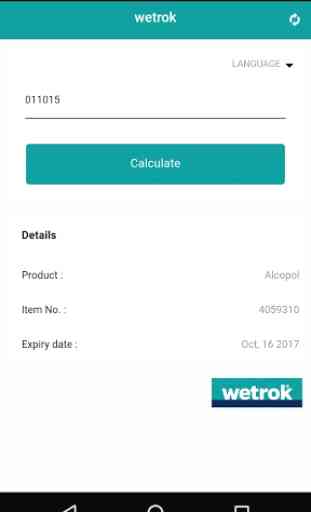 Wetrok Expiry Date Calculator 3