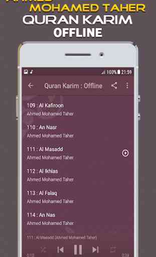 ahmed mohamed taher full quran offline 4