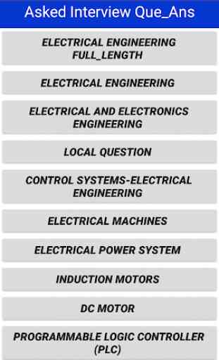 Electrical Engineering Interview Question Answer 2