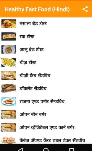Fast Food Recipes in Hindi 1