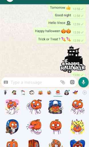 Halloween Stickers for WhatsApp, WAStickerApps 1