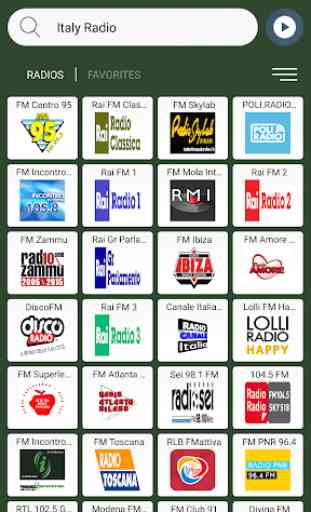 Italy Radio Stations Online 1