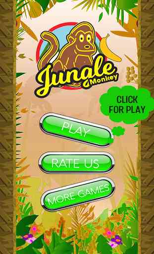 Jungle Monkey Run Adventure - Banana Game 2