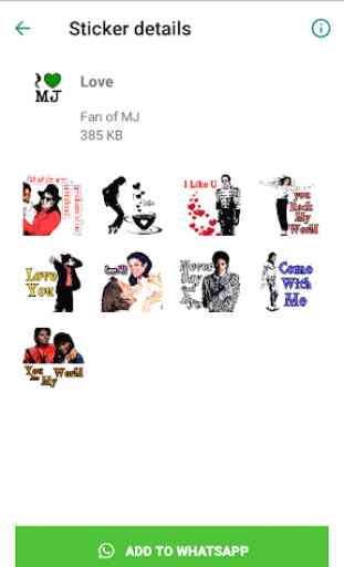 Michael Jackson WhatsApp Stickers Free 1