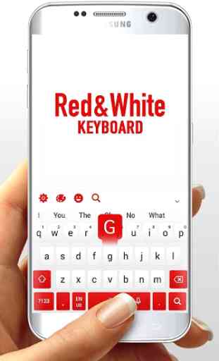 Red White Keyboard 1