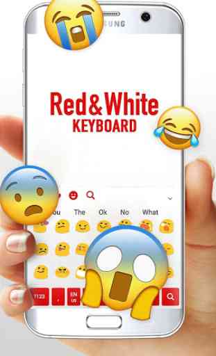 Red White Keyboard 3