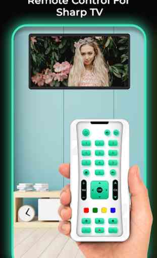 Remote Control For Sharp TV 2