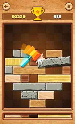 Slide Block : Wood Drop Blast Puzzle 4