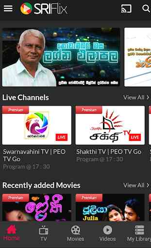 SRIFlix - LiveTV, Movies,TV Shows & Originals 2