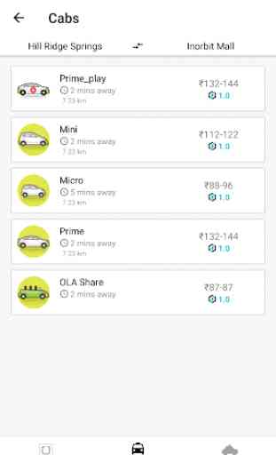 Surge Now - Compare cab prices 3