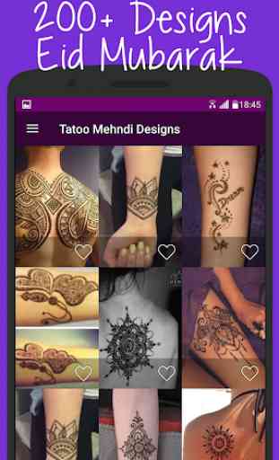 Tatoo Henna Mehndi Designs 1