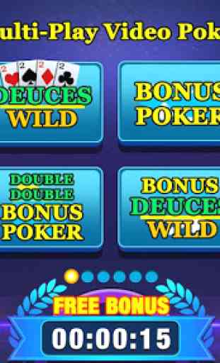 Video Poker Games - Multi Hand Video Poker Free 1