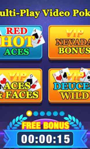 Video Poker Games - Multi Hand Video Poker Free 3