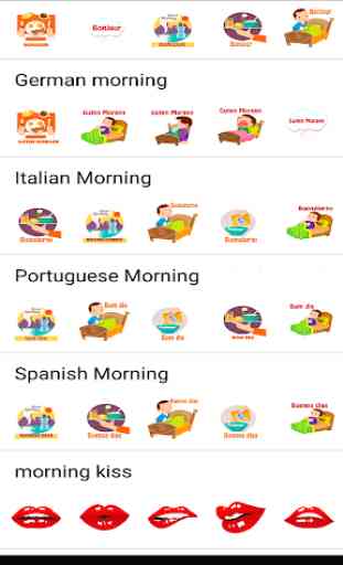 WAStickerApps Morning Stickers 2