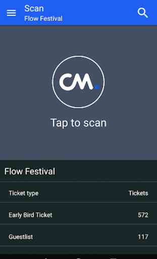 CM Tickets Ticket Scanner 1
