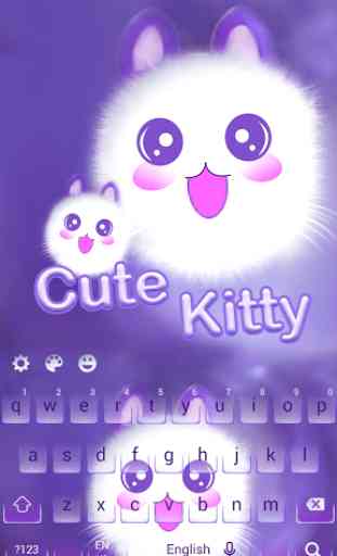 Cute Kitty Kawaii-Keyboard 1