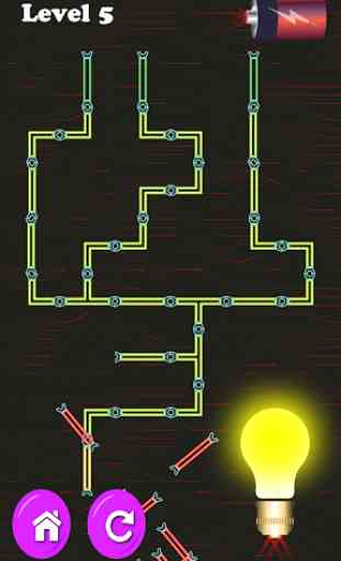 energia lampadina puzzle Linee: linea accoppiament 2