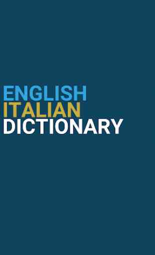 English : Italian Dictionary 1