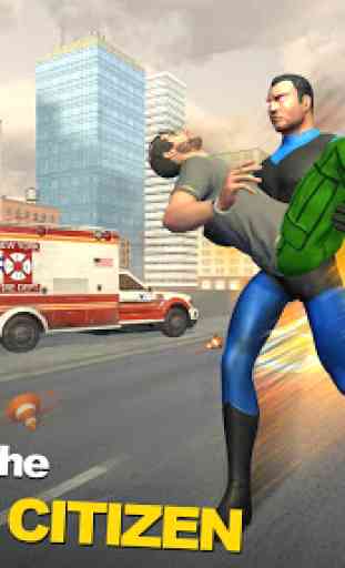 Light Speed Hero City Crime - Superhero Games 2