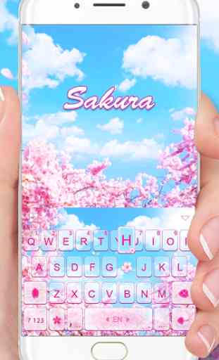 Nuovo tema Cherry Sakura per Tastiera 2